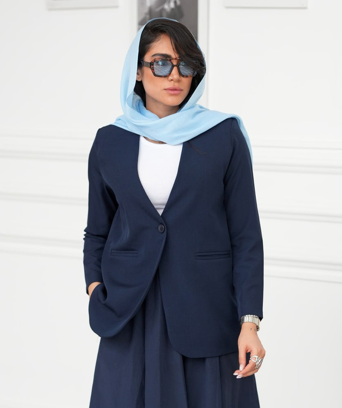 کت تک زنانه یقه هفت مهستی